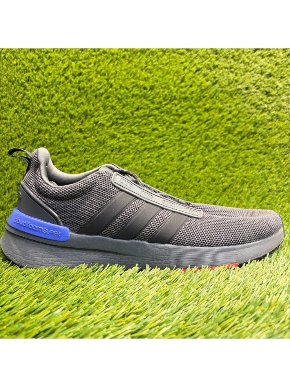 Adidas Racer TR21 Mens Size 10.5 Black Athletic Running Walking Shoes Sneakers
